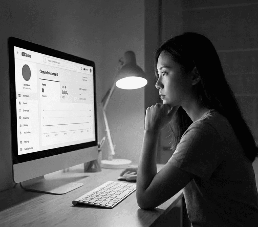 유튜브 영상 분석 화면